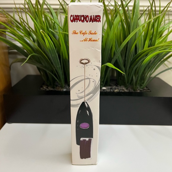 💥NEW Coffee frother milk eggs cappuccino café latte frothy mixer purple battery - Picture 9 of 9